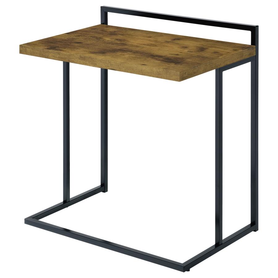 Dani Rectangular Snack Table With Metal Base