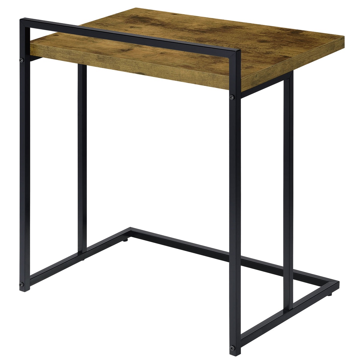 Dani Rectangular Snack Table With Metal Base