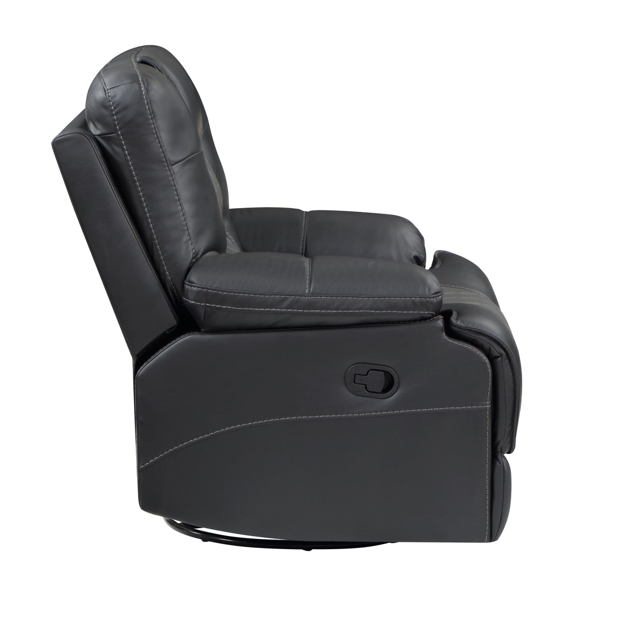 Fabian Grey Swivel Glider Reclining Chair