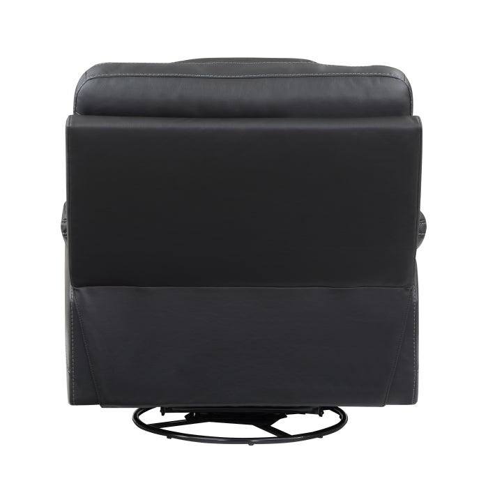 Fabian Grey Swivel Glider Reclining Chair