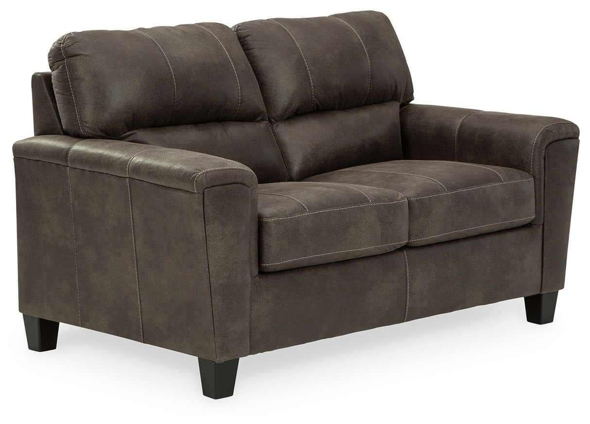 Navi Smoke Loveseat