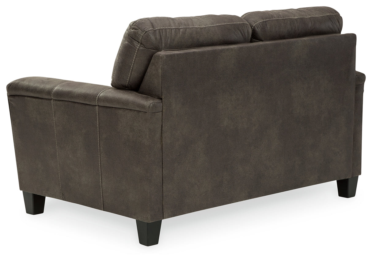 Navi Smoke Loveseat