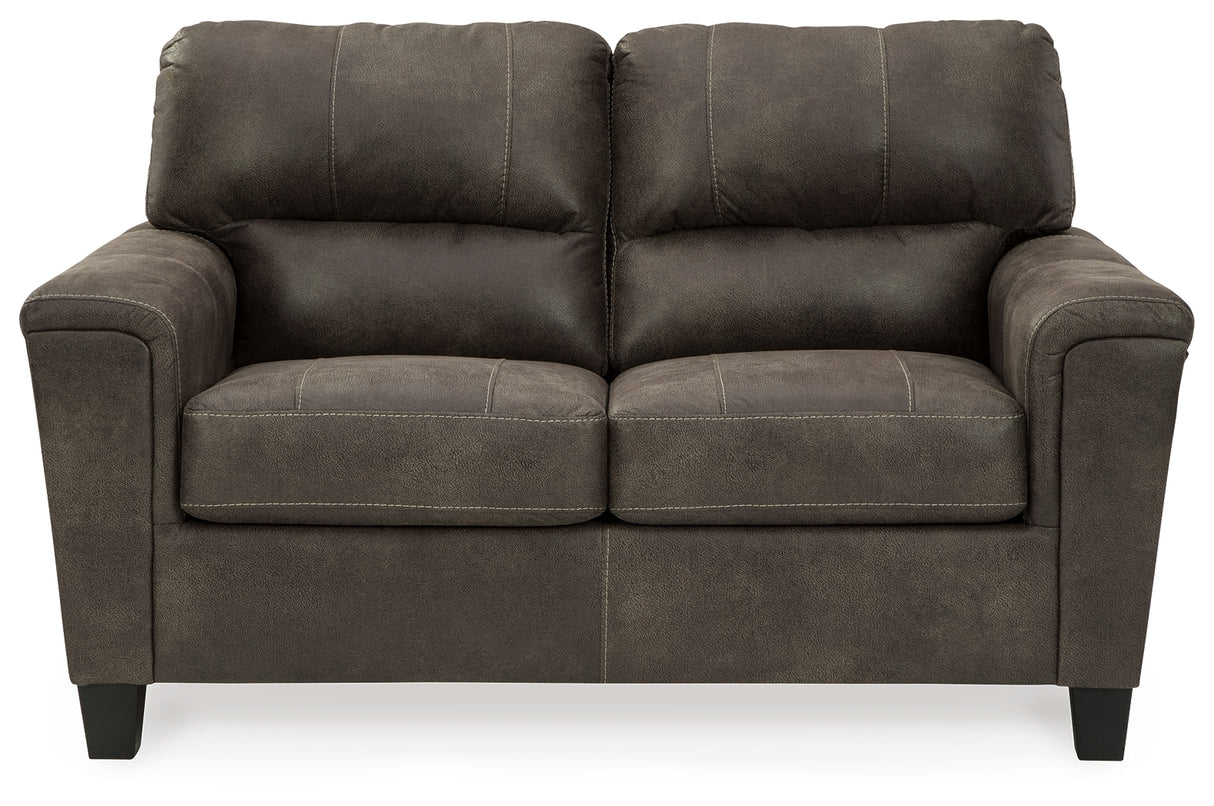 Navi Smoke Loveseat