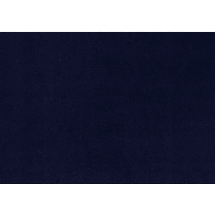 Adelia Navy Velvet Convertible Studio Sofa with Pull-out Bed