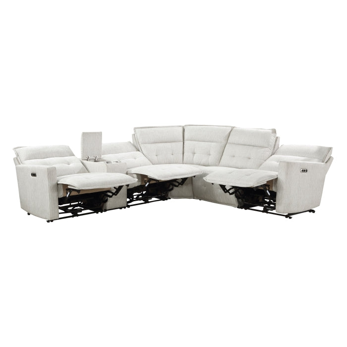 Salida 6-Piece Modular Power Reclining Sectional With Headrests