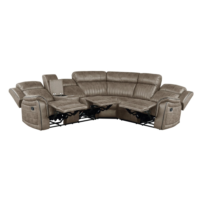 Centeroak 3-Piece Reclining Sectional With Left Console