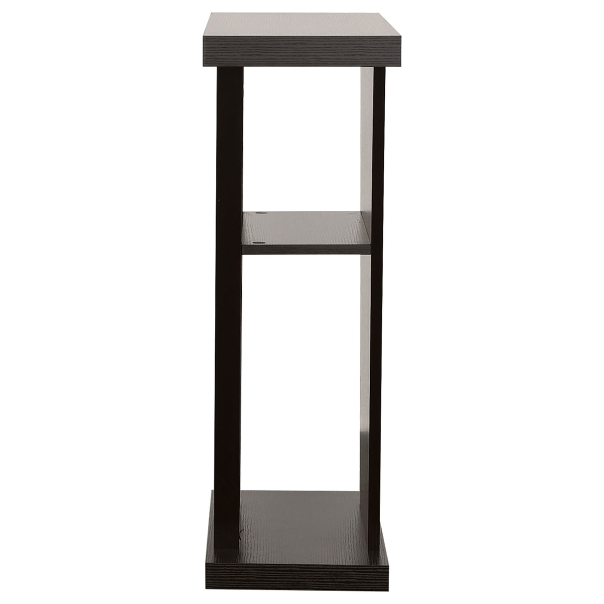 Evanna 2-Shelf Console Table Cappuccino