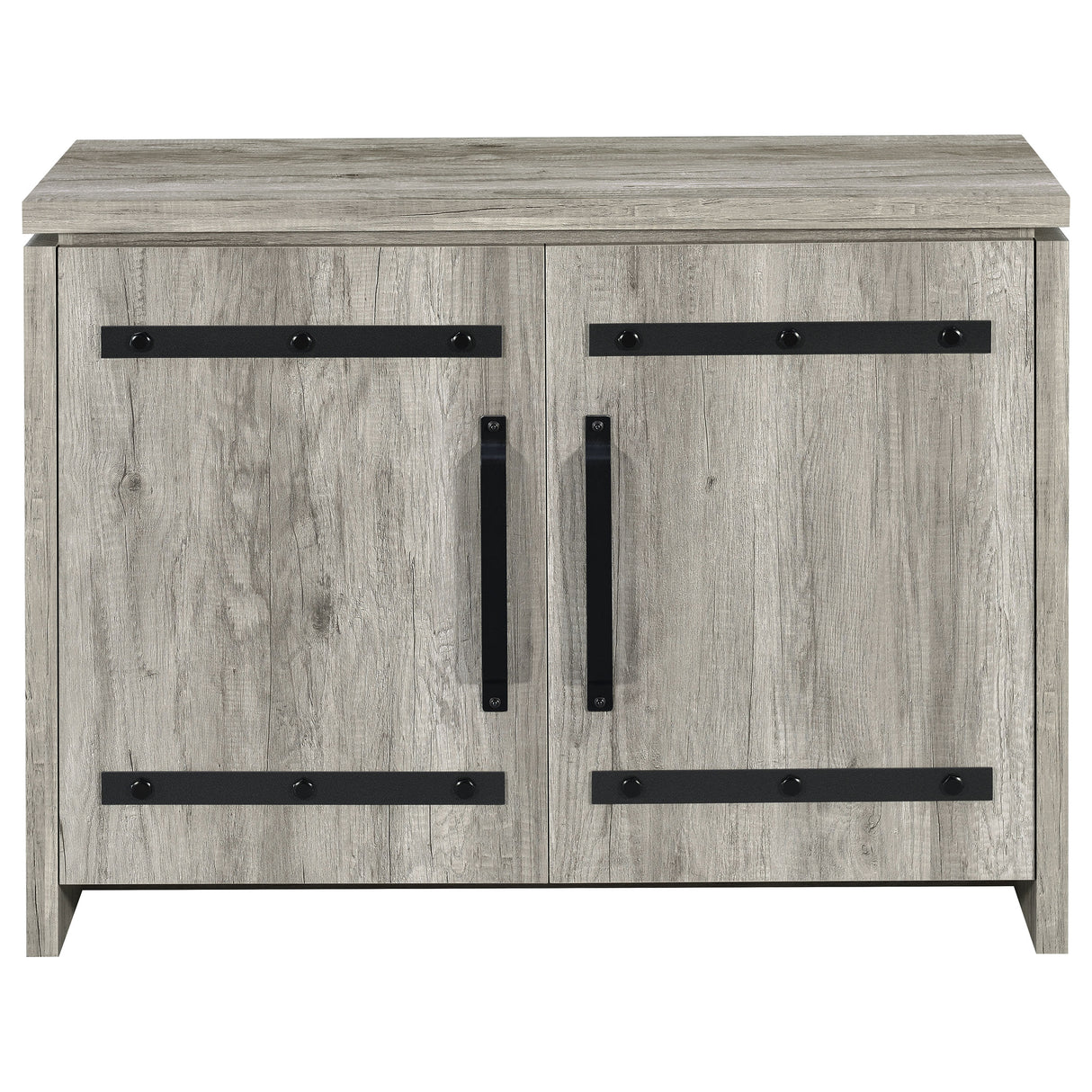 Enoch 2-Door Accent Cabinet Grey Driftwood
