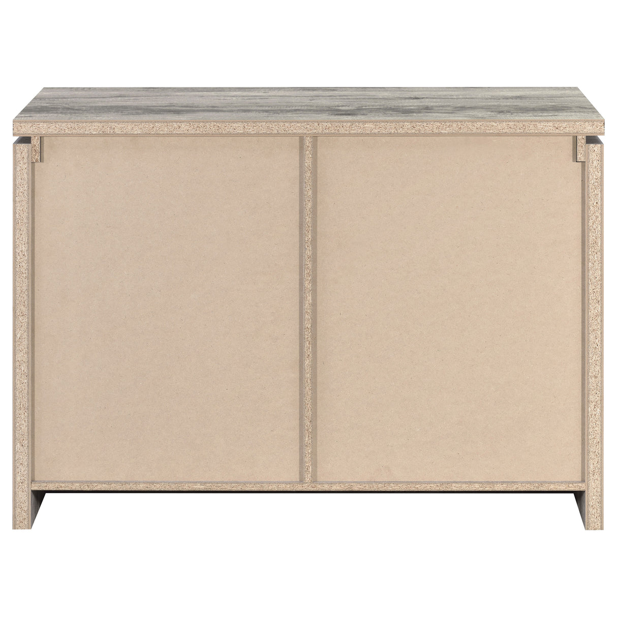 Enoch 2-Door Accent Cabinet Grey Driftwood