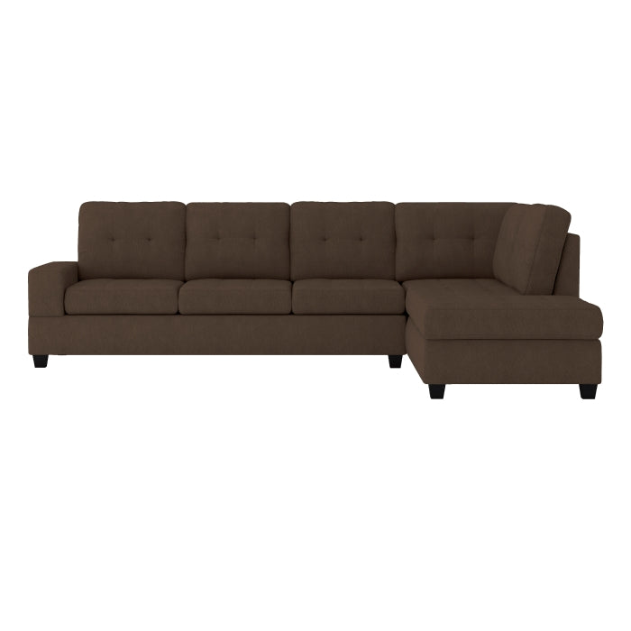 Maston 3-Piece Reversible Sectional With Drop-Down Cup Holders And Storage Ottoman