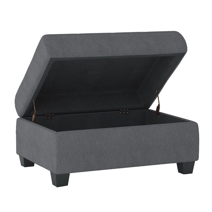 Maston Dark Gray Ottoman