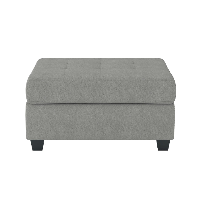 Maston Light Gray Ottoman