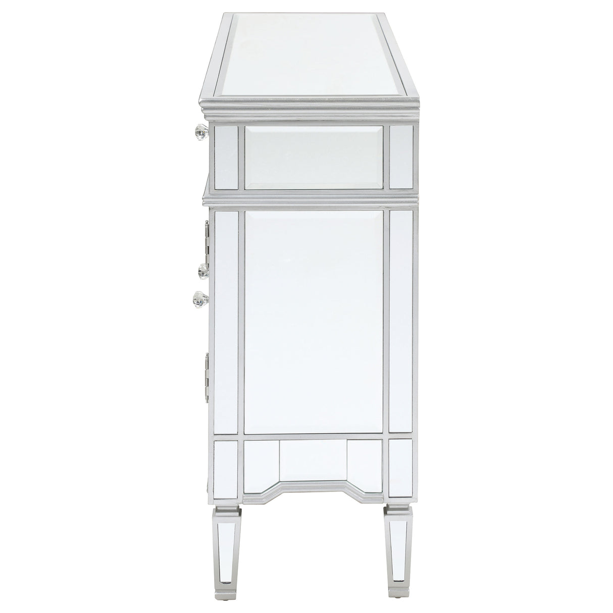 Duchess 5-Drawer Accent Cabinet Silver