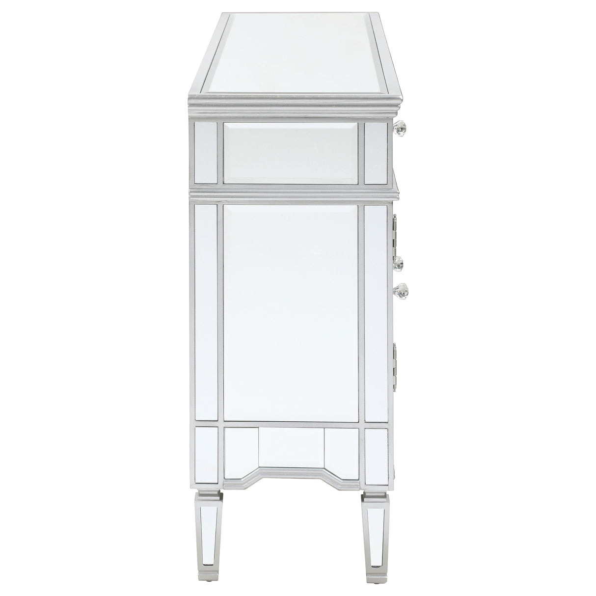 Duchess 5-Drawer Accent Cabinet Silver