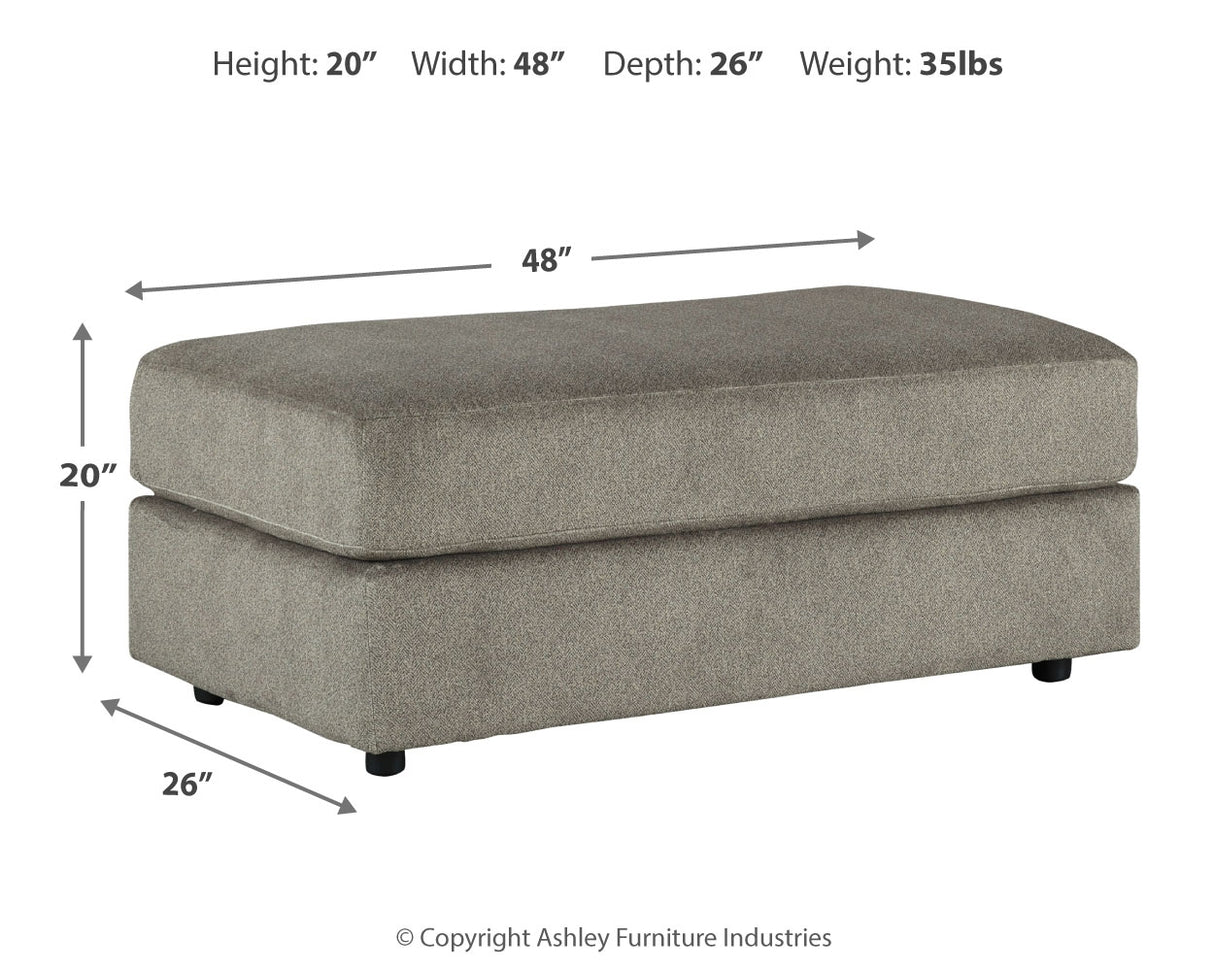 Soletren Ash Oversized Ottoman