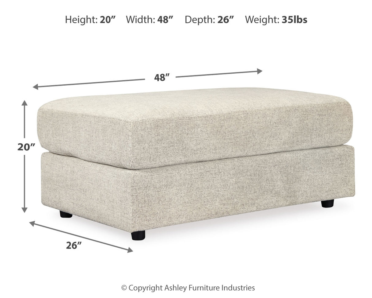 Soletren Stone Oversized Ottoman