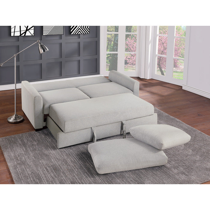 Price Gray Convertible Studio Sofa with Pull-out Bed