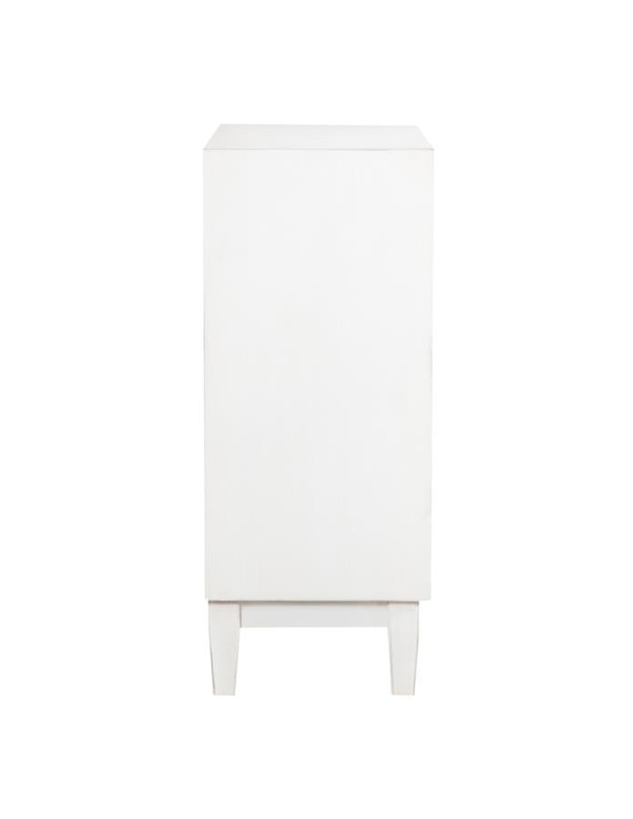 Gambon Rectangular 2-Door Accent Cabinet White