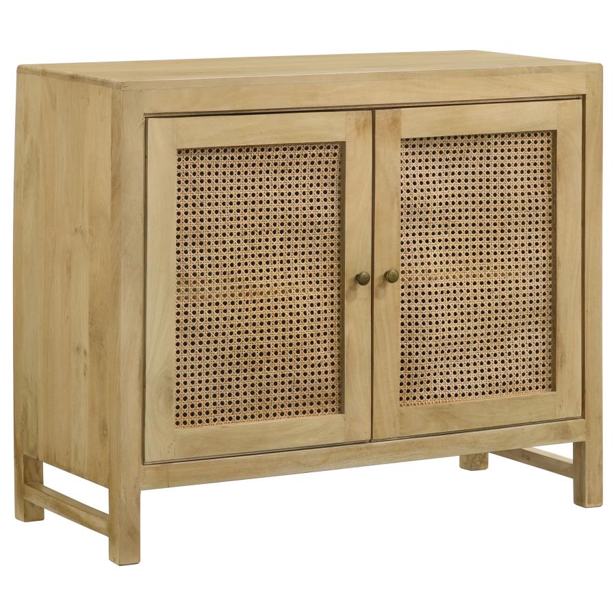 Amaryllis Rectangular 2-Door Accent Cabinet Natural