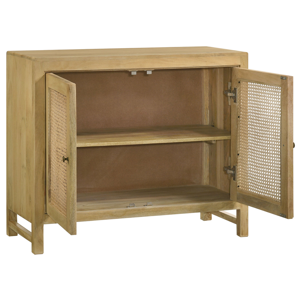 Amaryllis Rectangular 2-Door Accent Cabinet Natural