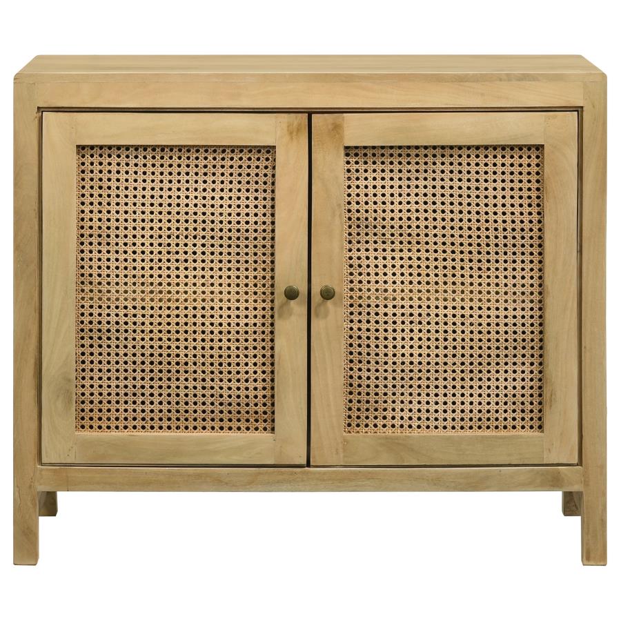 Amaryllis Rectangular 2-Door Accent Cabinet Natural