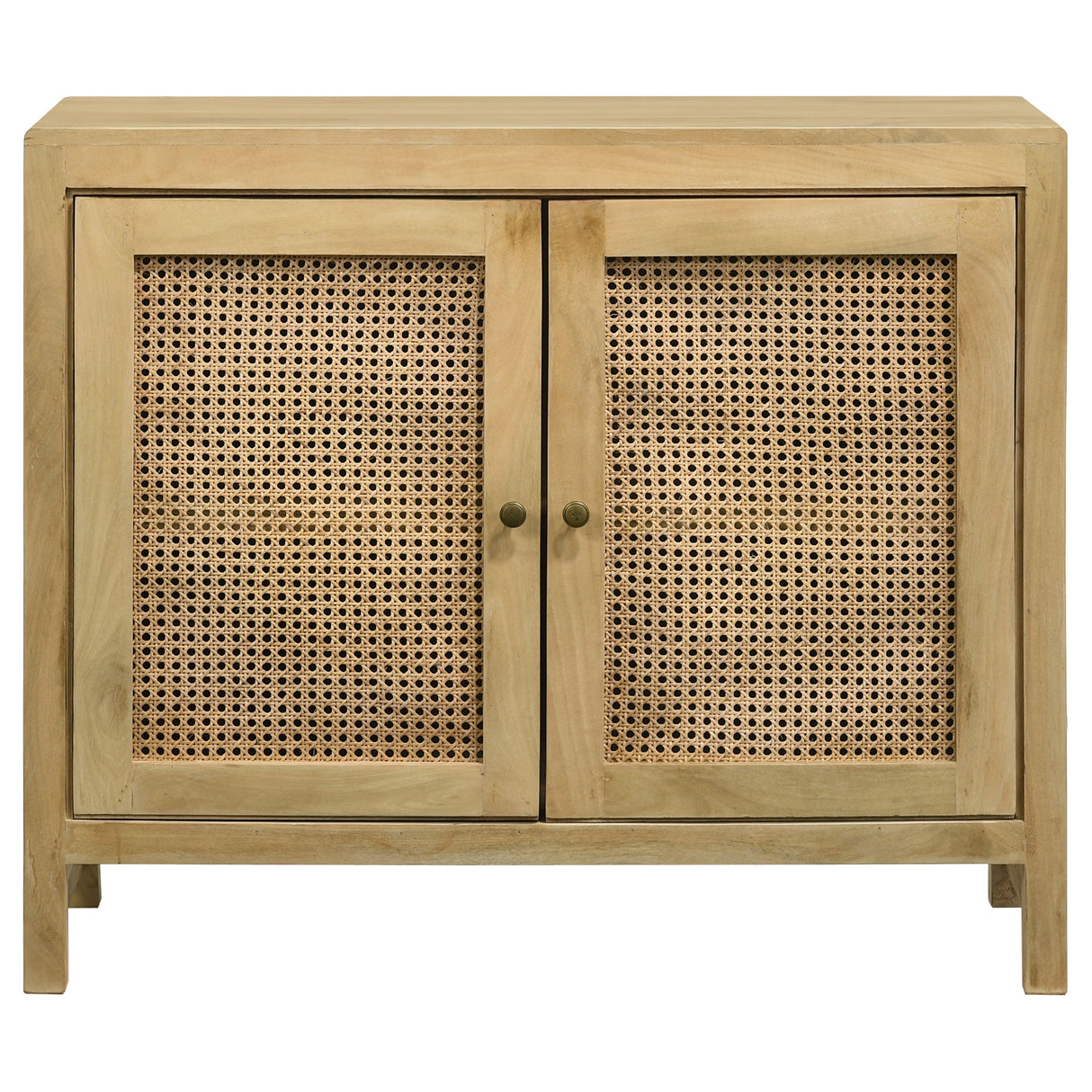 Amaryllis Rectangular 2-Door Accent Cabinet Natural
