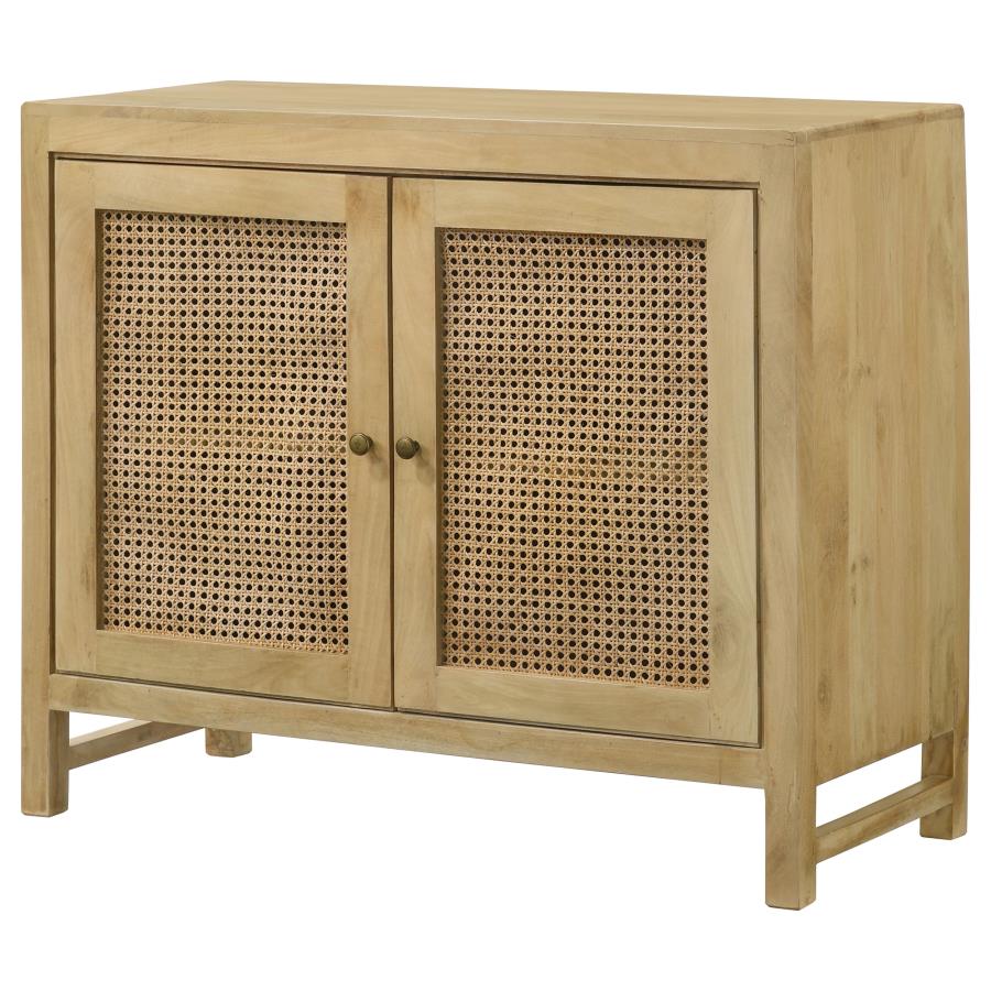 Amaryllis Rectangular 2-Door Accent Cabinet Natural
