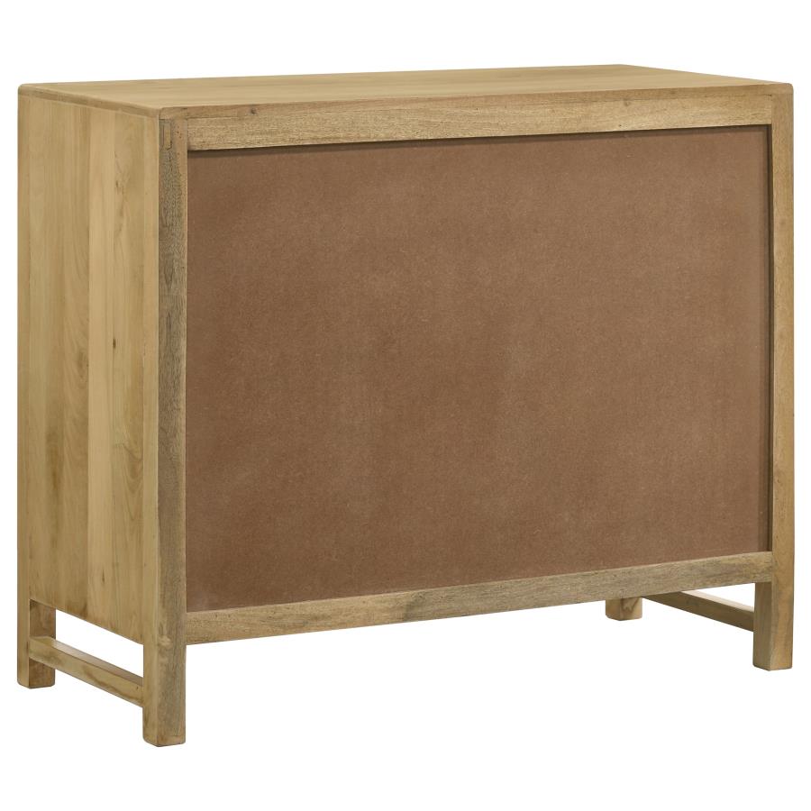 Amaryllis Rectangular 2-Door Accent Cabinet Natural