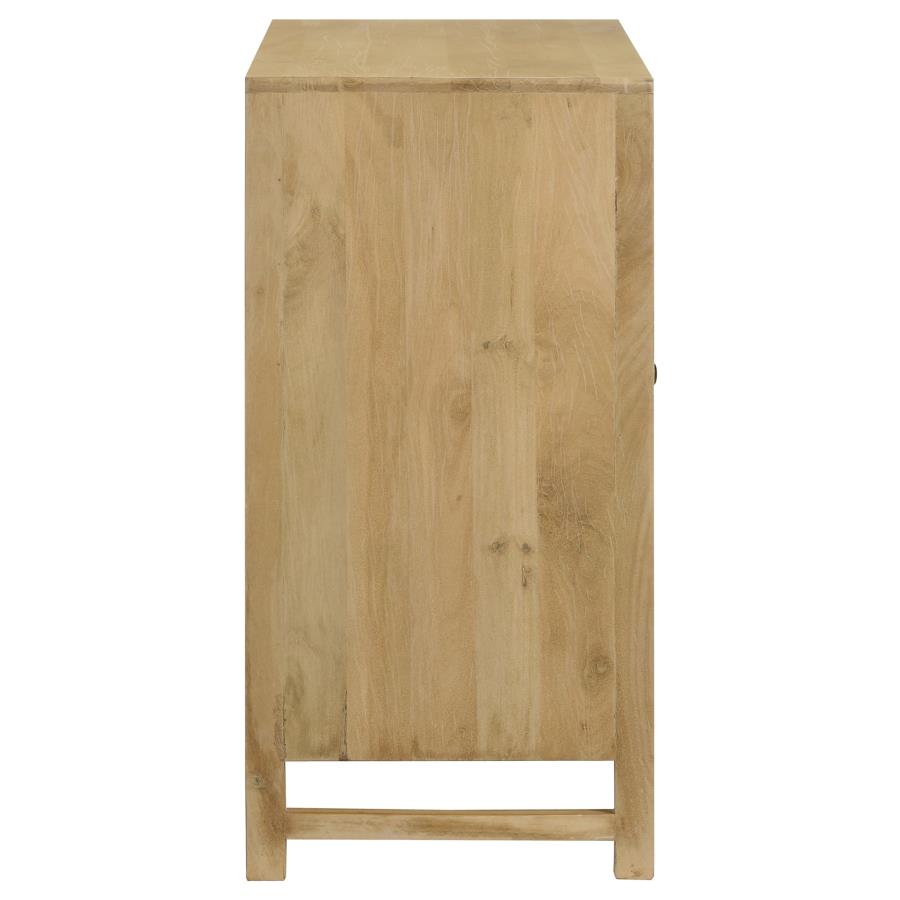 Amaryllis Rectangular 2-Door Accent Cabinet Natural