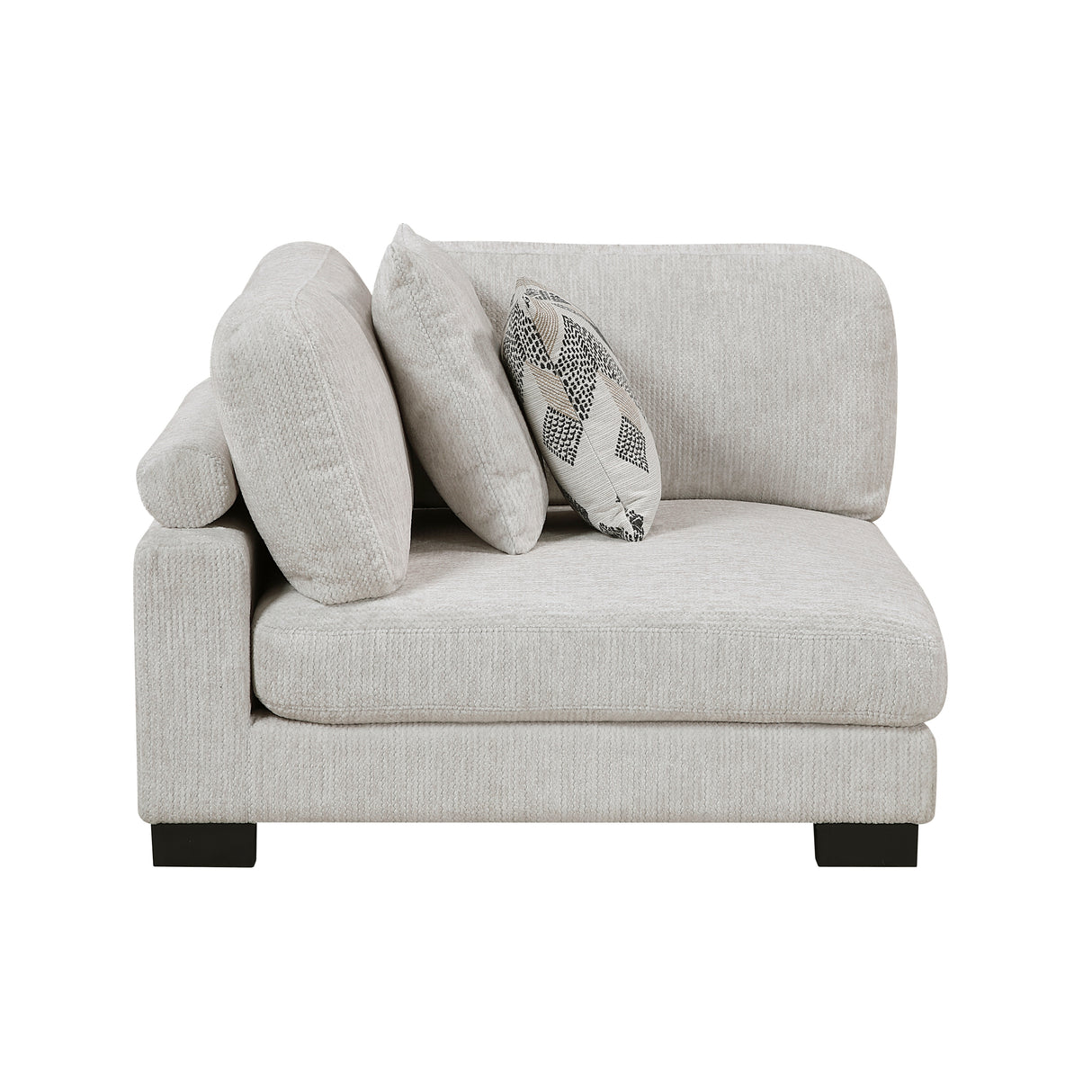 4-Piece Modular Sectional With Ottoman