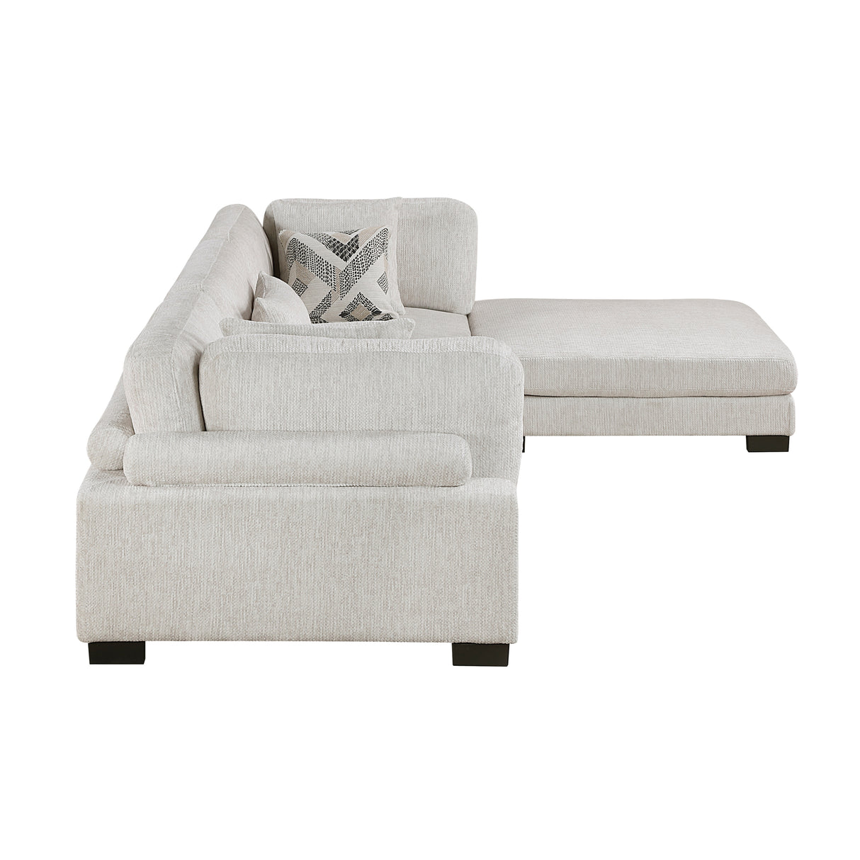 4-Piece Modular Sectional With Ottoman