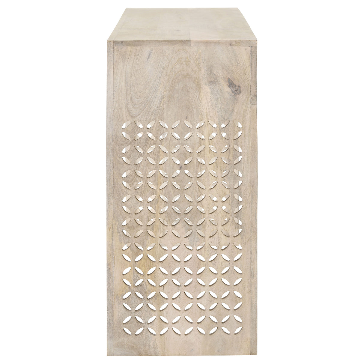 Rickman Rectangular 2-Drawer Console Table White Washed