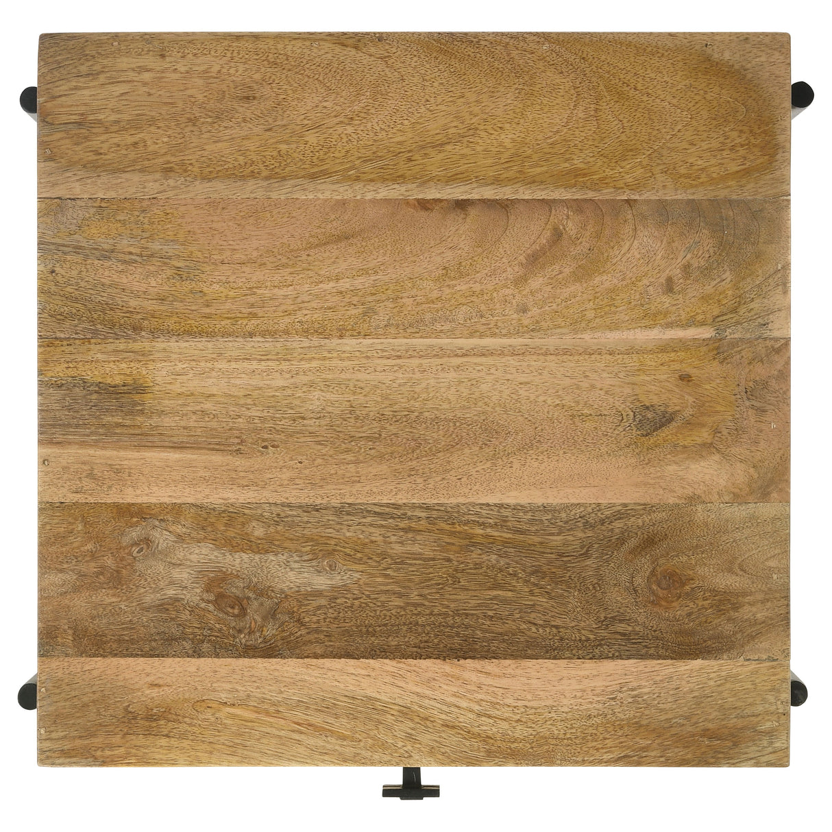 Declan 1-Drawer Accent Table With Open Shelf Natural Mango And Black