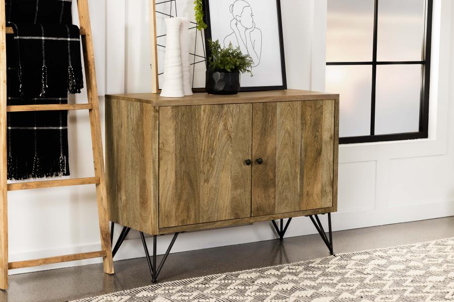 Eileen Rectangular 2-Door Accent Cabinet Natural