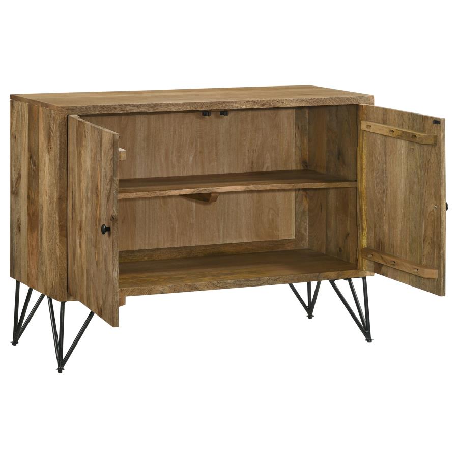 Eileen Rectangular 2-Door Accent Cabinet Natural