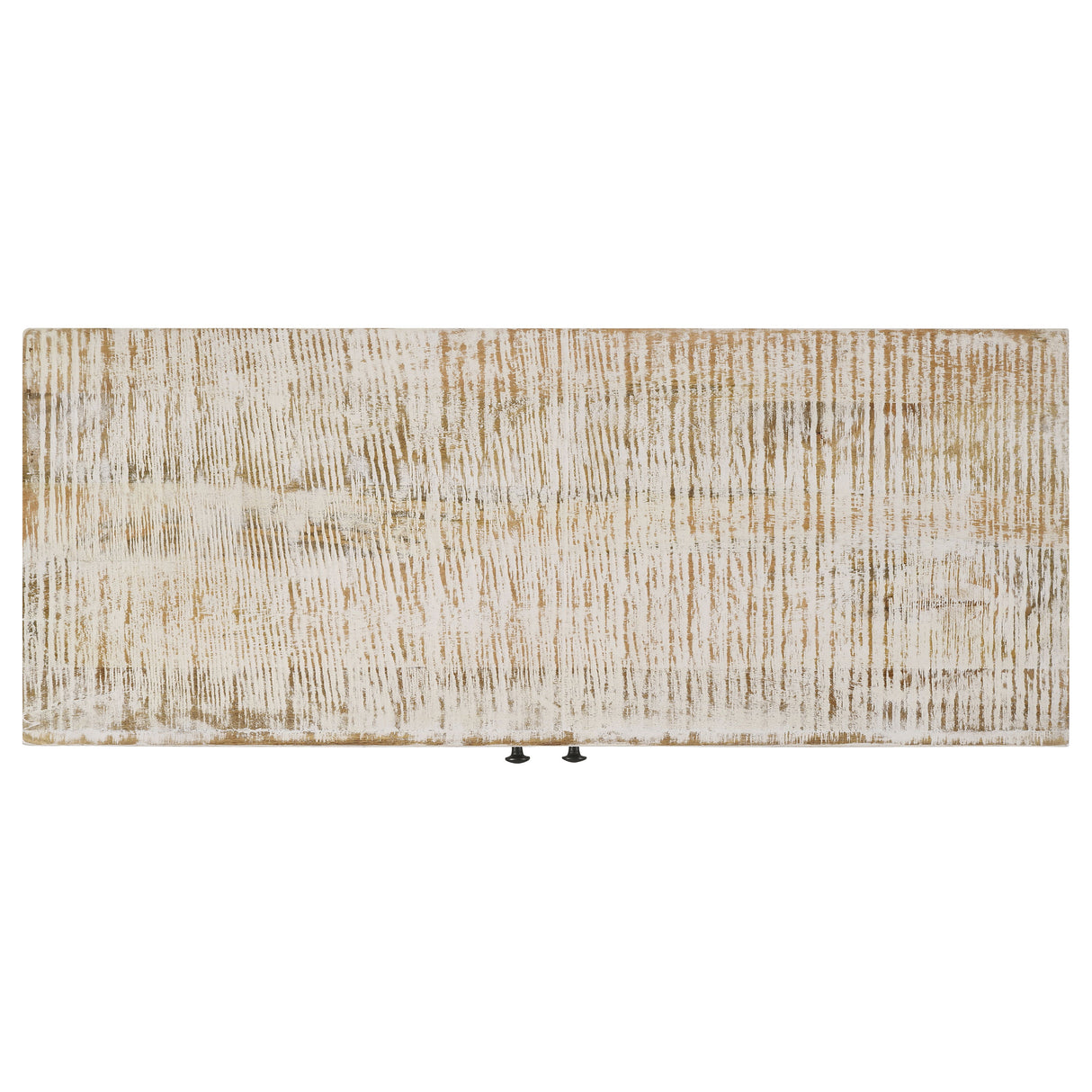 Maille 2-Door Accent Cabinet White Washed