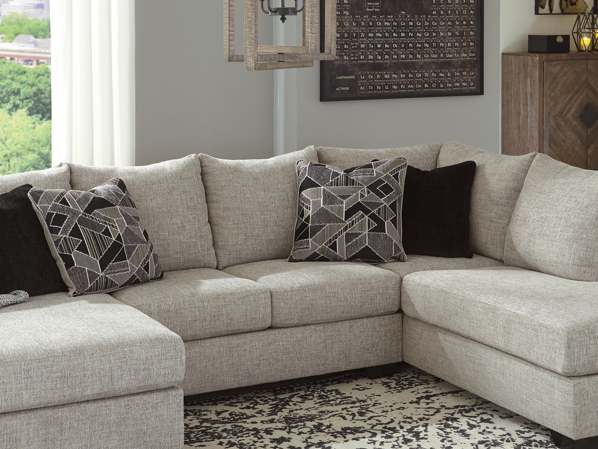 Megginson Storm 2-Piece Right-Arm Facing Sectional With Chaise