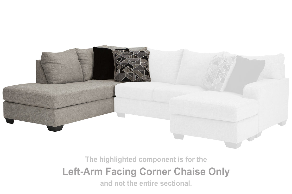 Megginson Storm Left-Arm Facing Corner Chaise