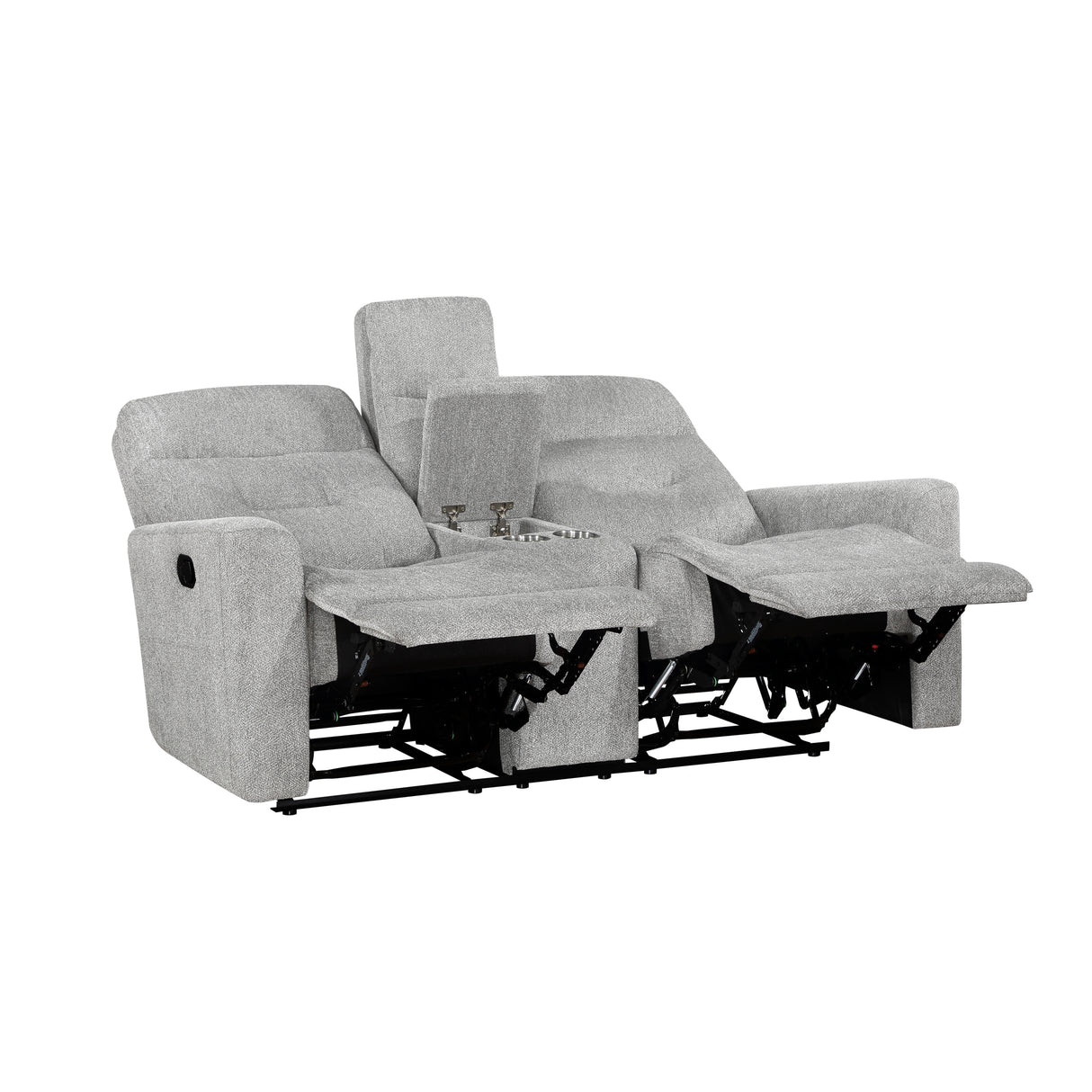 Lyndon Double Reclining Love Seat With Center Console