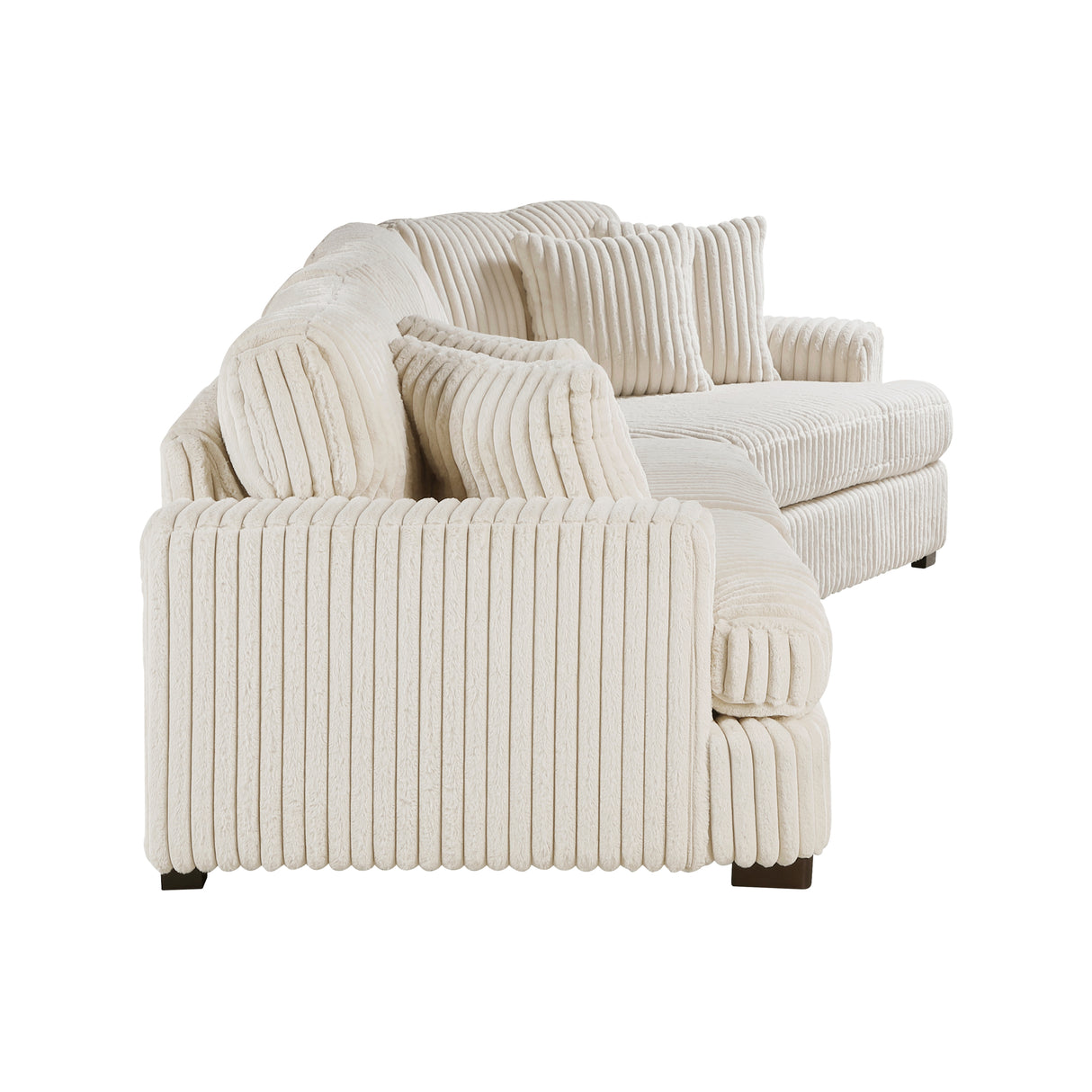 2-Piece Sectional With Right Cuddler