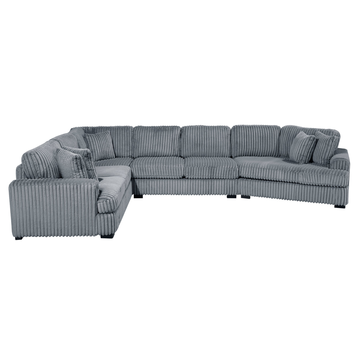 4-Piece Sectional With Right Cuddler