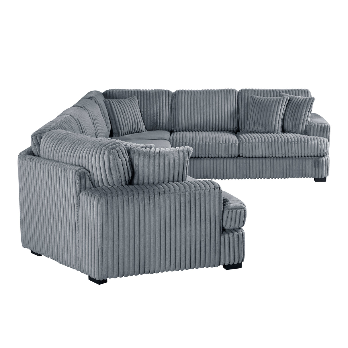 4-Piece Sectional With Left Cuddler