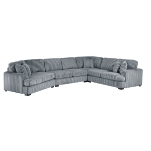 4-Piece Sectional With Left Cuddler