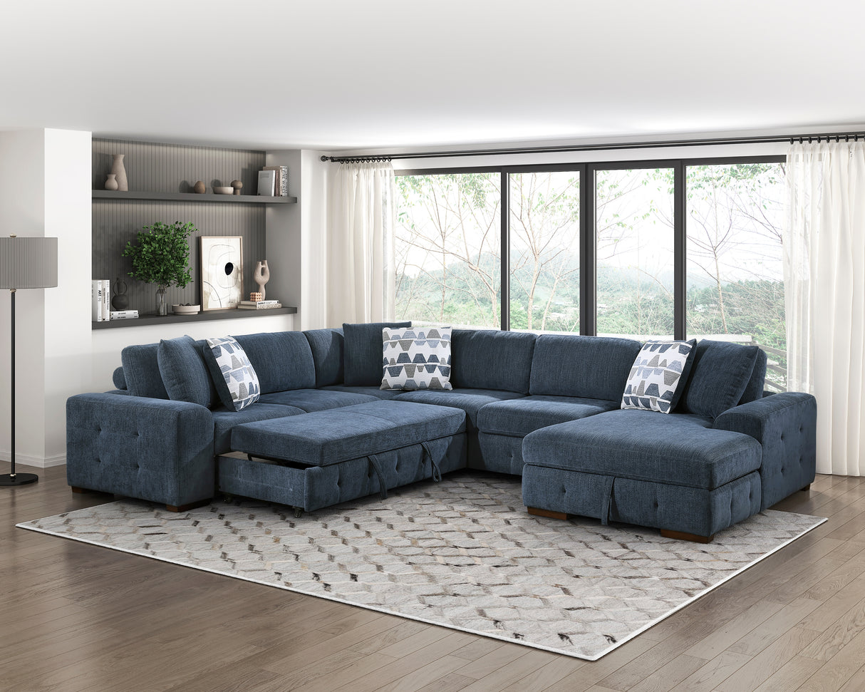 Raife 4-Piece Sectional With Right Chaise