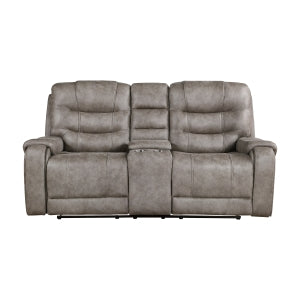 Oberon Double Reclining Love Seat With Center Console