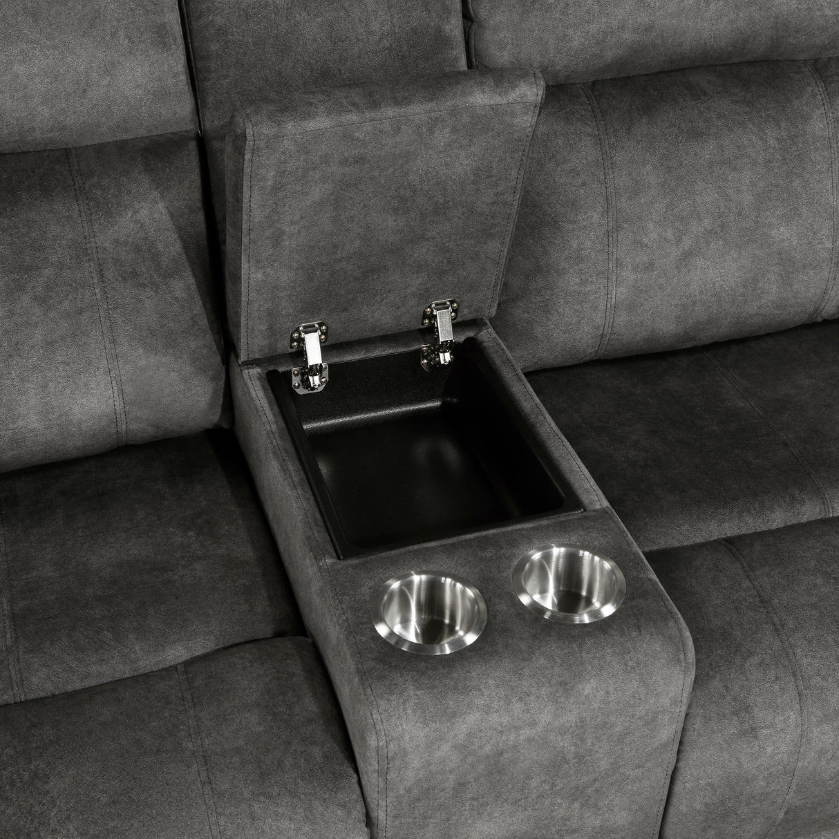 Yates Double Reclining Love Seat With Center Console