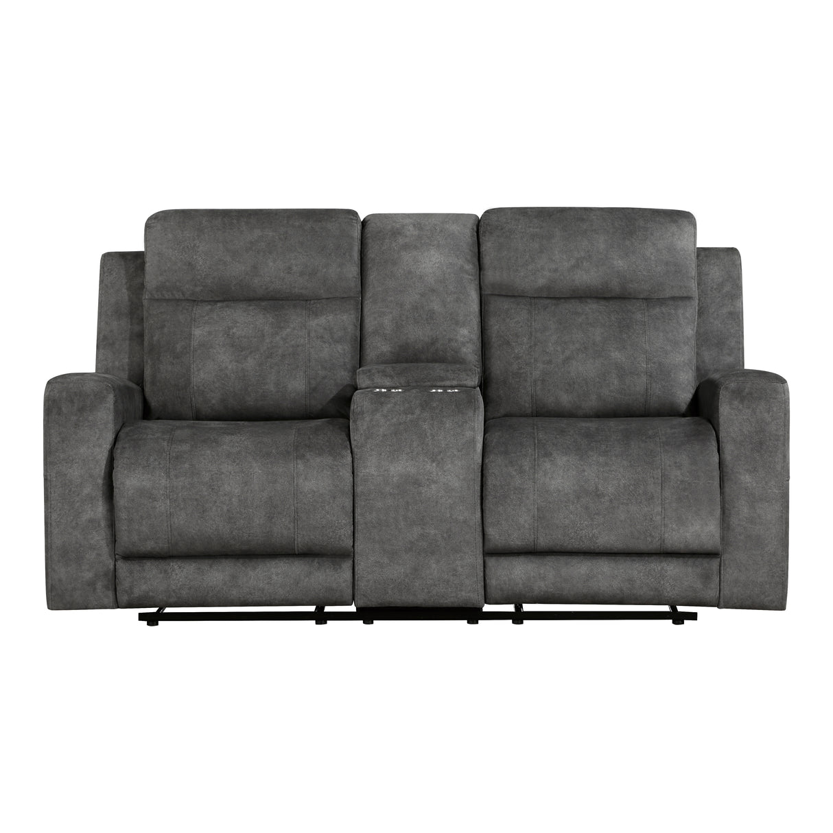 Yates Double Reclining Love Seat With Center Console