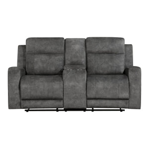 Yates Double Reclining Love Seat With Center Console