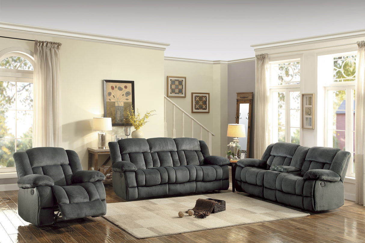 Laurelton Gray Double Reclining Sofa