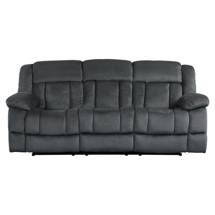 Laurelton Gray Double Reclining Sofa